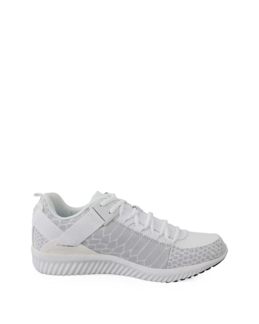 Philipp Plein White Adrian Mesh-Panel Sneakers for men