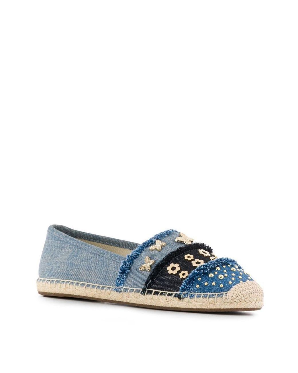 Michael Kors Butterfly Stud Espadrille in Blue | Lyst