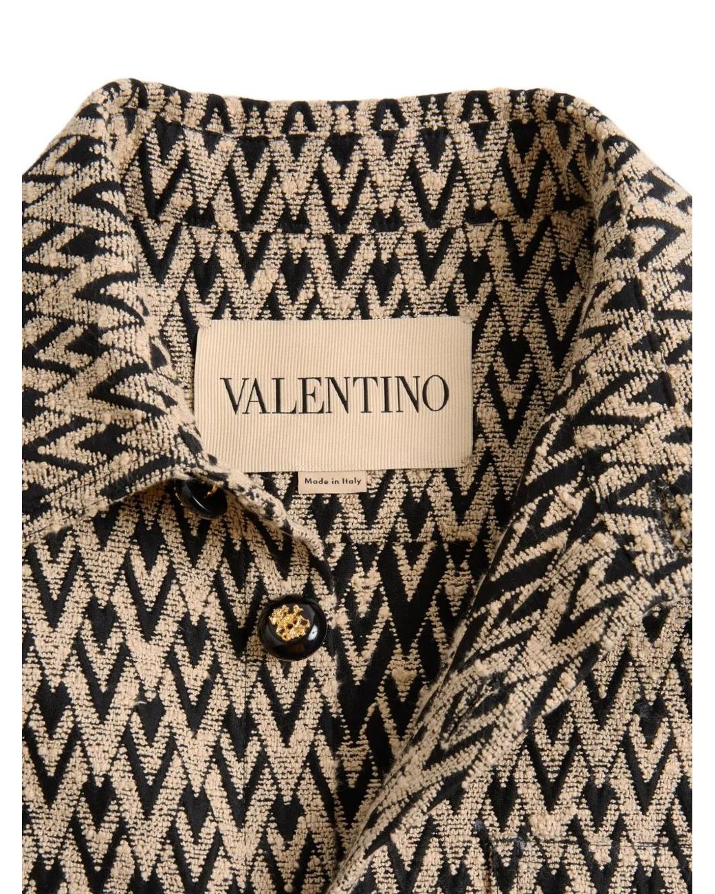 Valentino Garavani Natural Button-Fastening Shirt Jacket for men