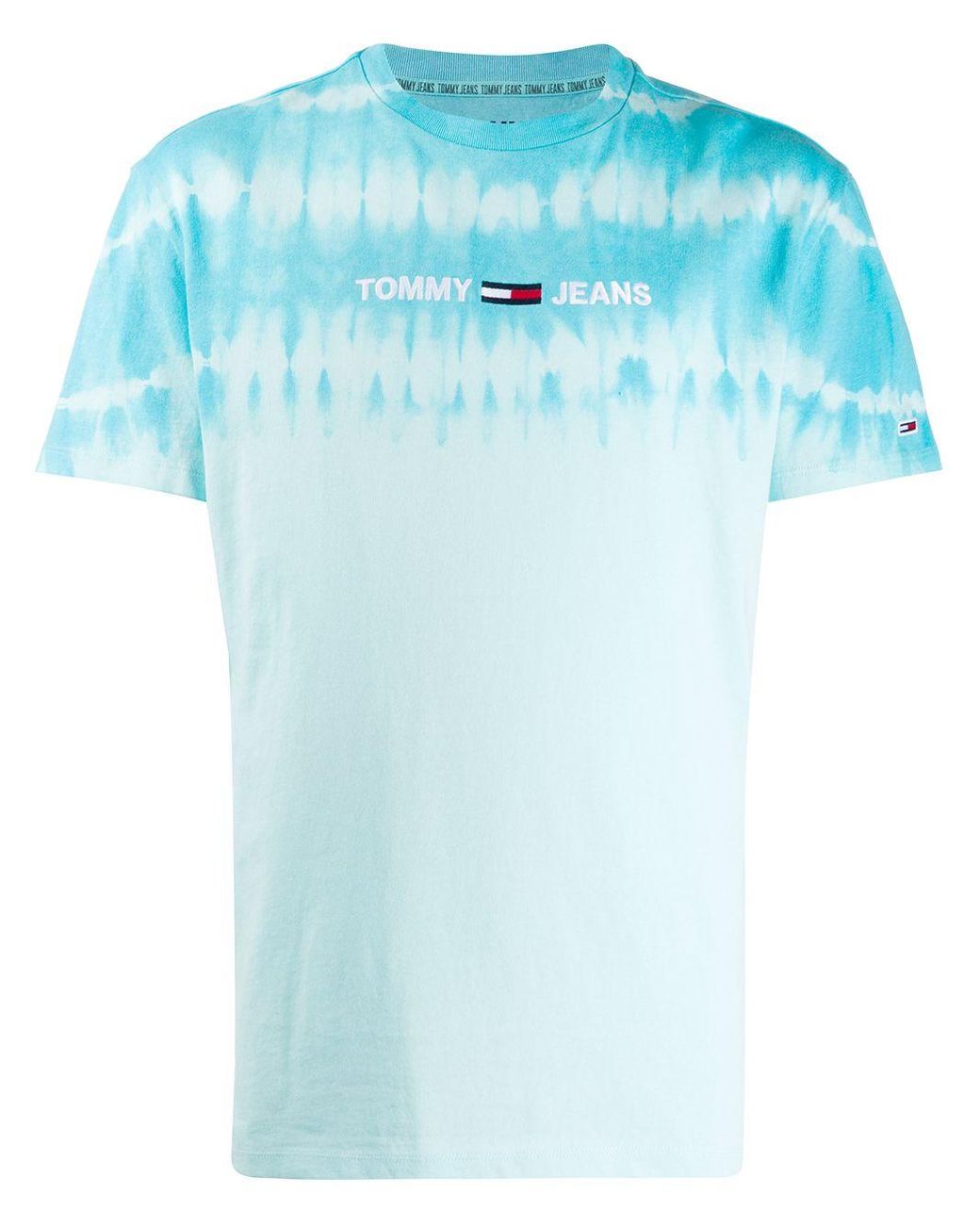 Tommy Hilfiger Tiedye Cotton Tshirt in Blue for Men Lyst