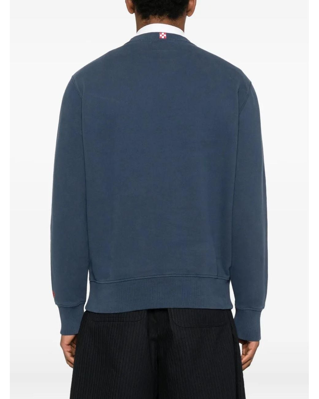 Mc2 Saint Barth Blue Graphic Soho Sweatshirt for men