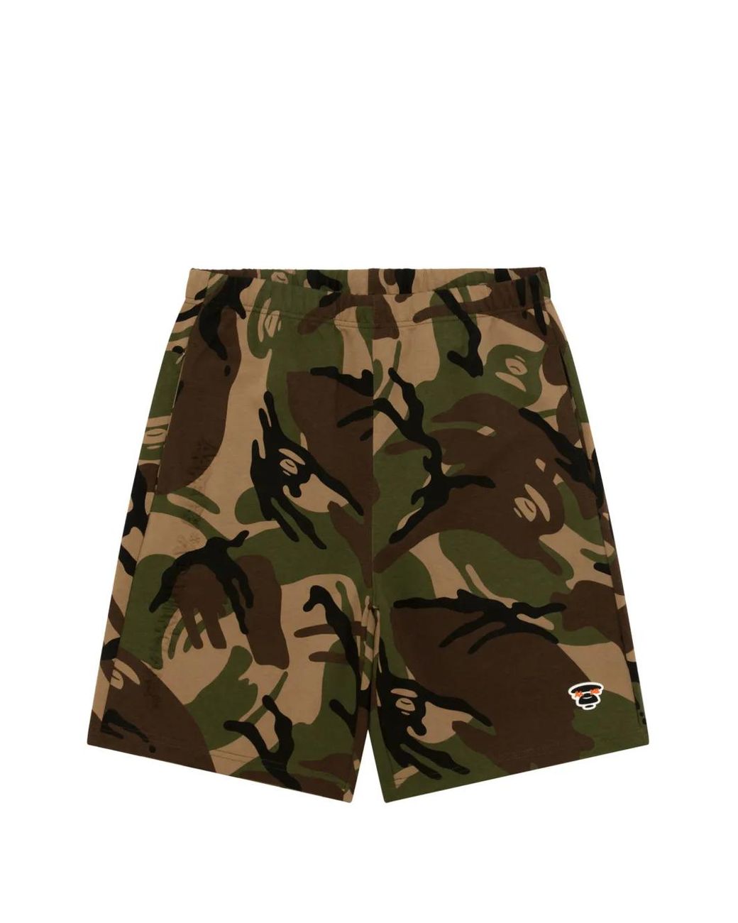 Aape By A Bathing Ape Green Camouflage-Pattern Shorts for men