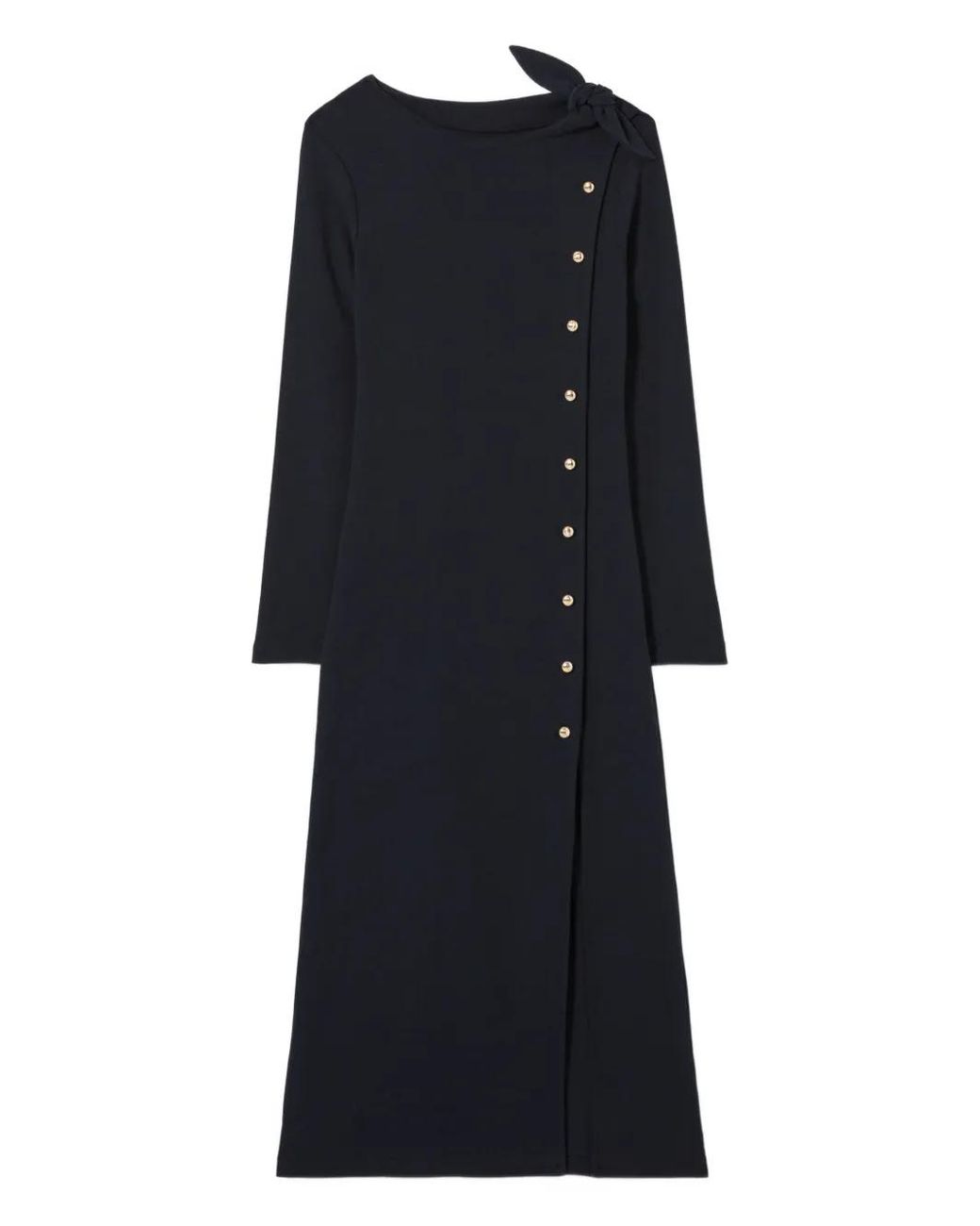 Claudie Pierlot Black Long Knit Dress