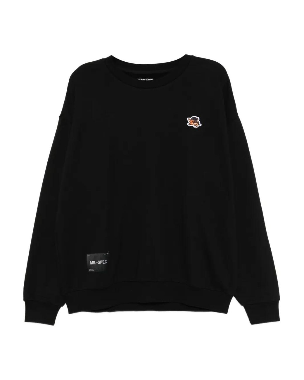 Izzue Black Logo-Print Sweatshirt for men