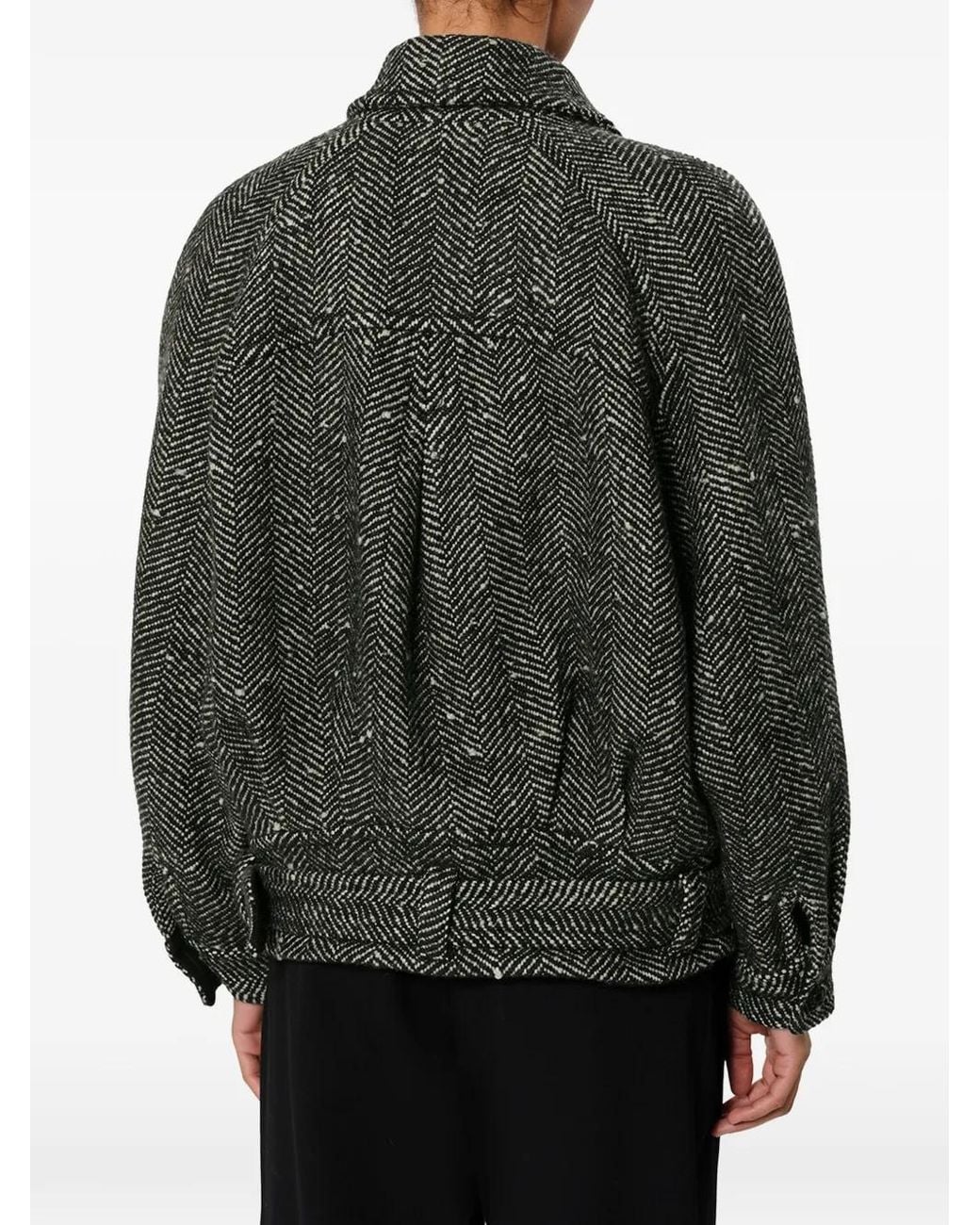 Isabel Marant Gray Elvane Wool Coat
