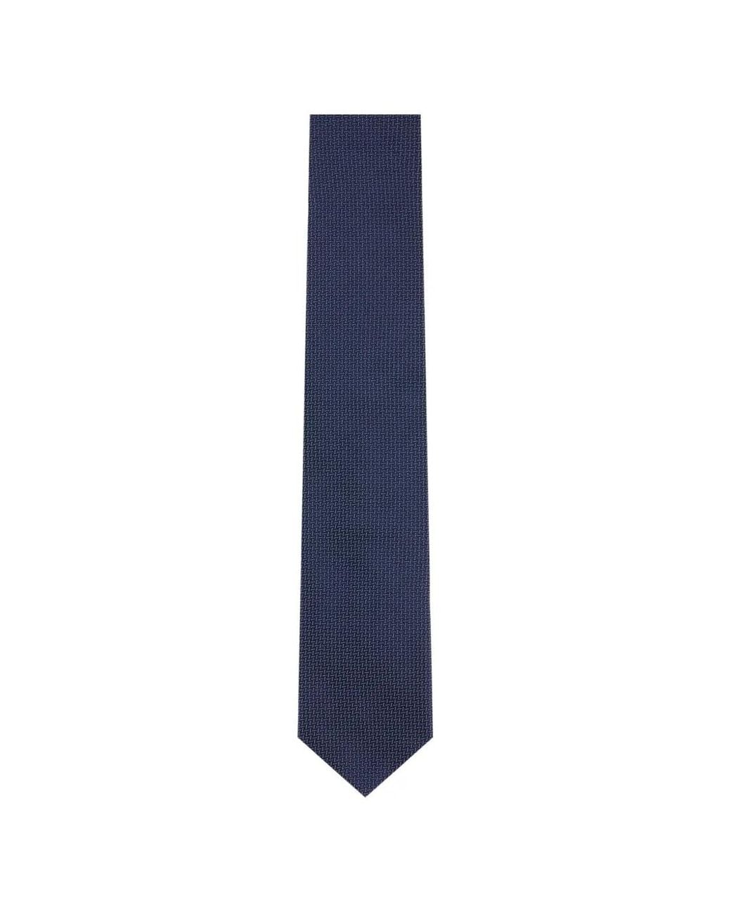 Corneliani Blue Micro-Pattern Tie for men