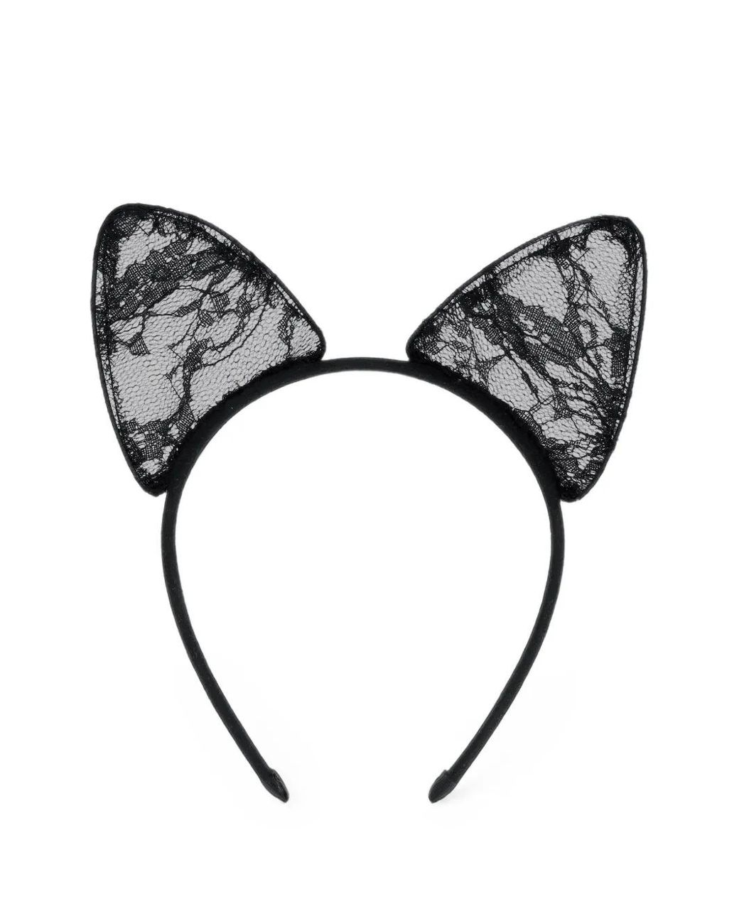 Maison Close Black Lace Cat Ear Headband