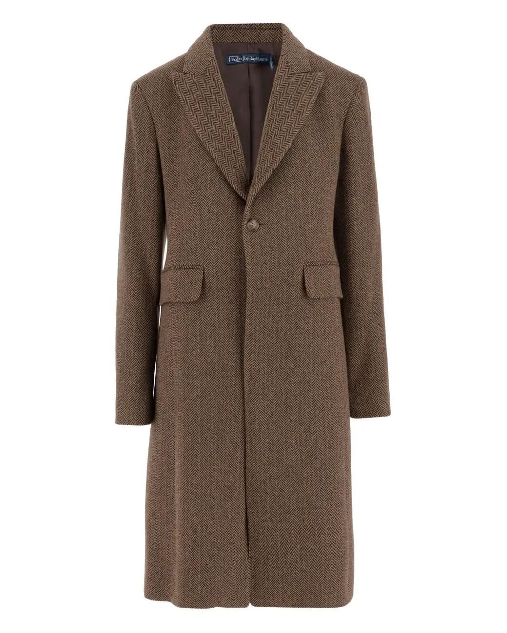 Polo Ralph Lauren Brown Single-Breasted Coats