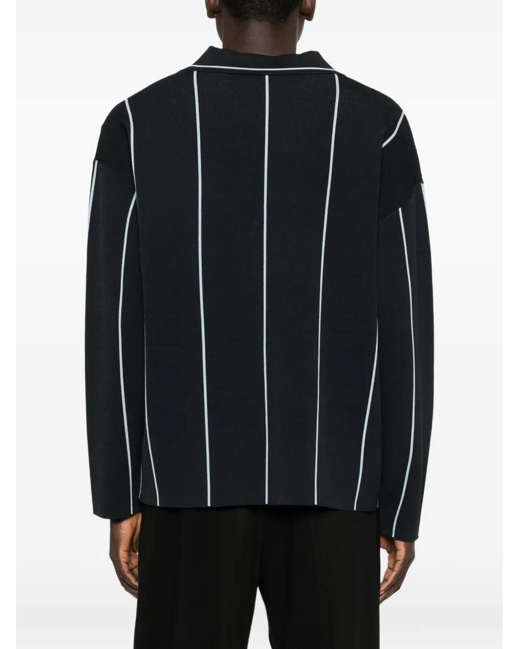 Etudes Studio Black Sweat À Rayures