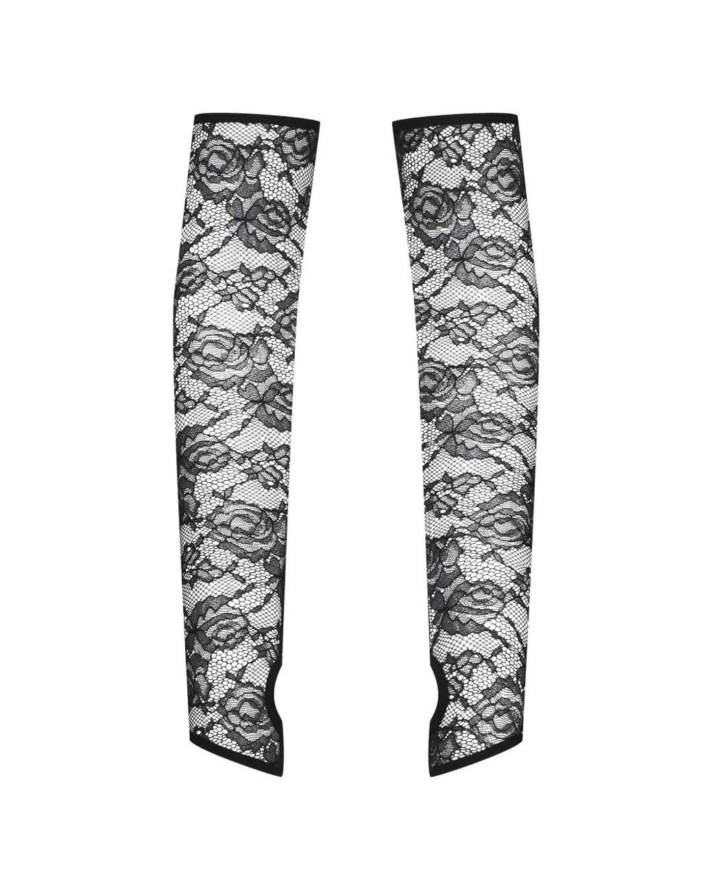 Maison Close Black Flashback Mittens