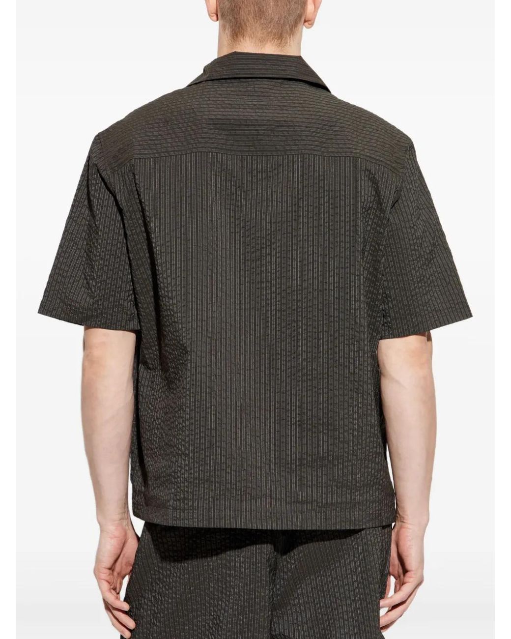 Maison Kitsuné Black Resort Shirt for men
