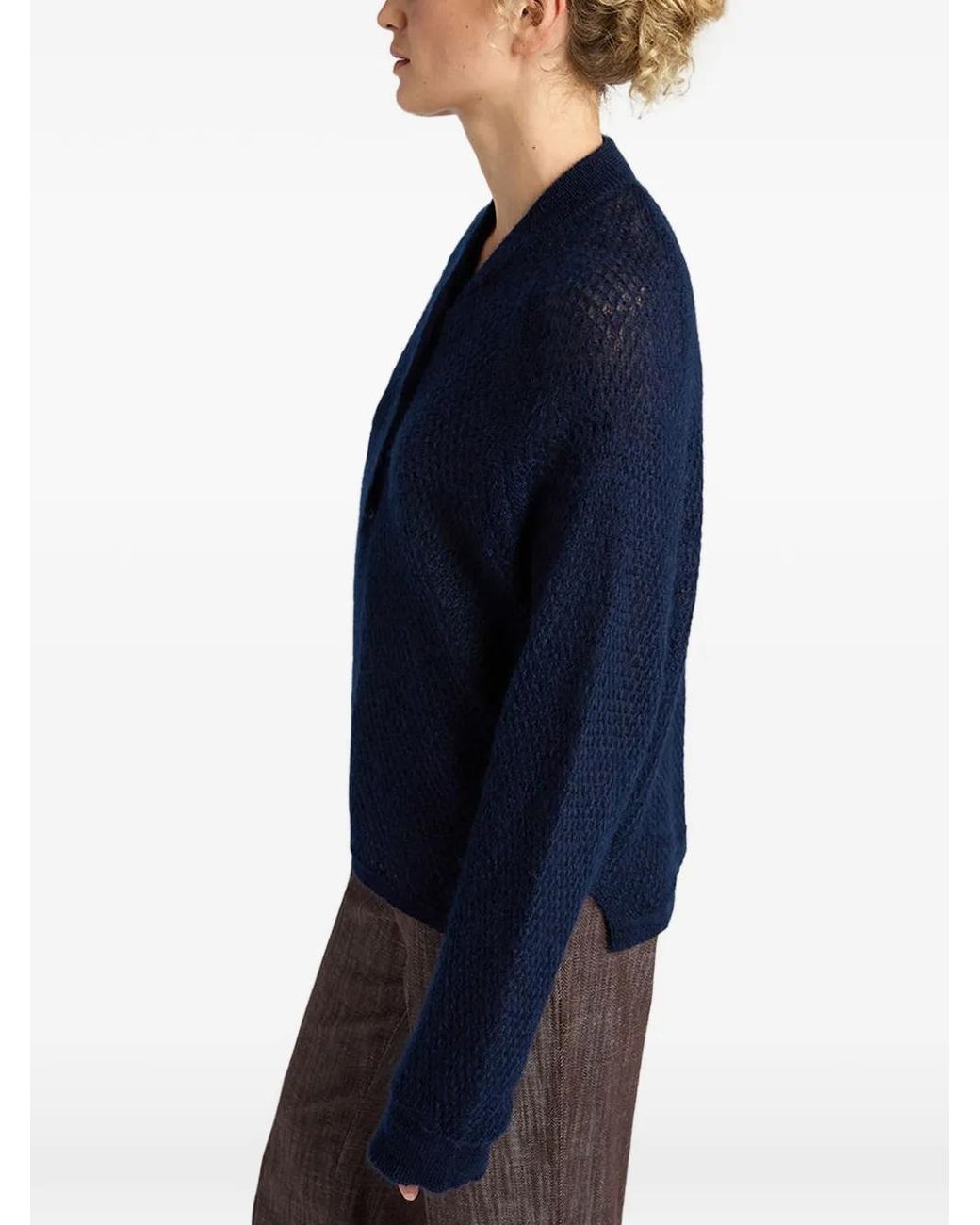 Momoní Blue Honeycomb Jumper