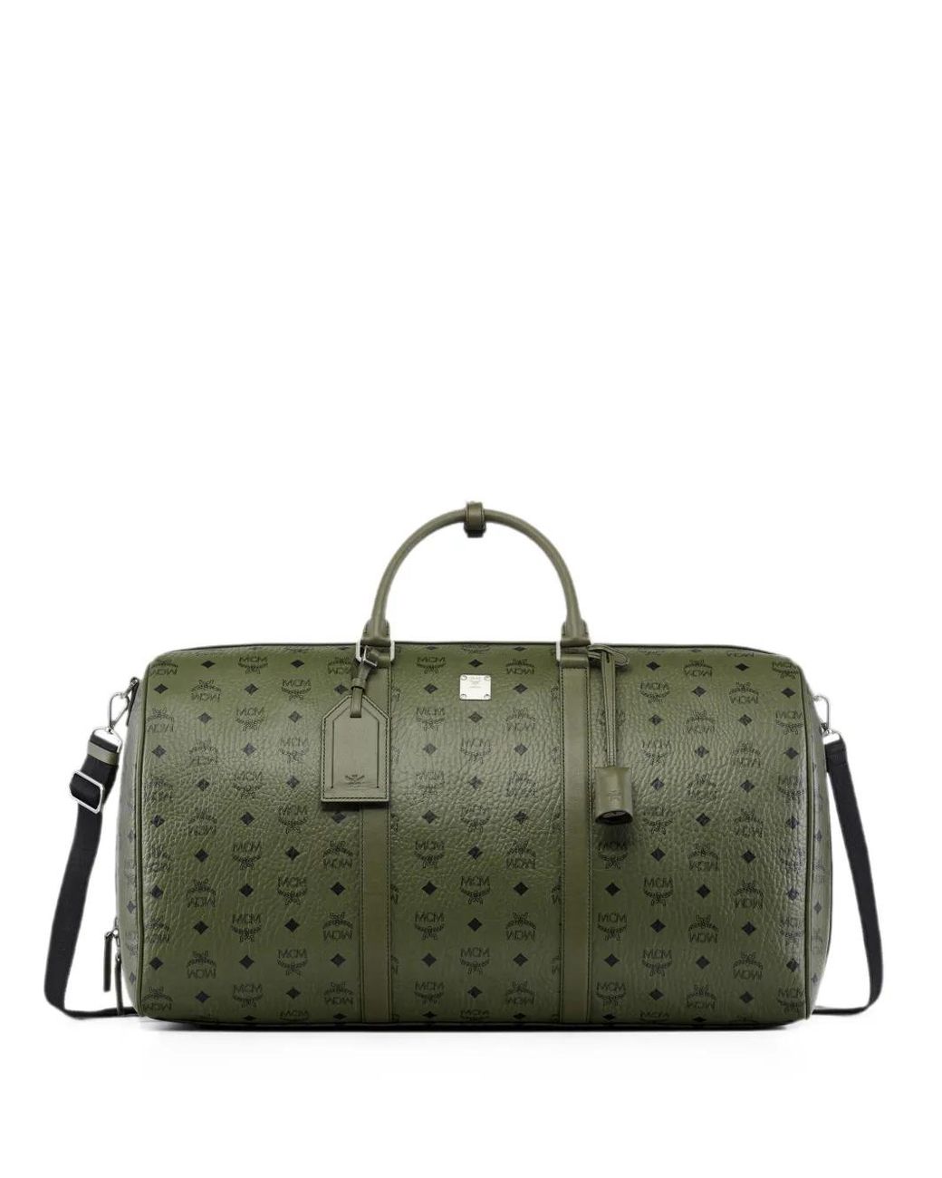 MCM Green X-Large Visetos Ottomar Weekender Bag