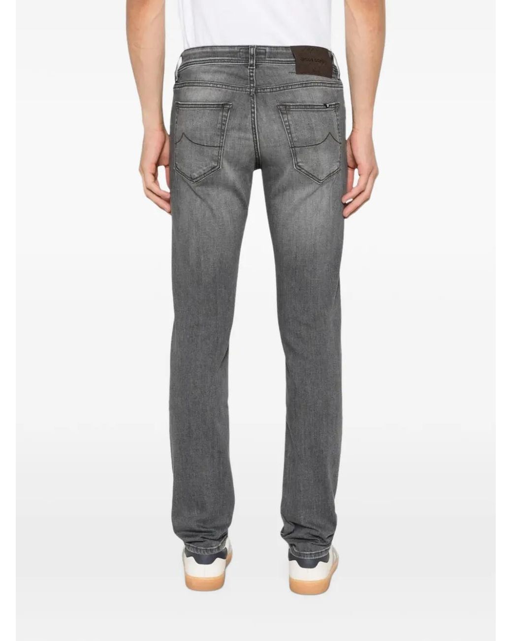 Jacob Cohen Gray Jean Nick À Coupe Slim for men