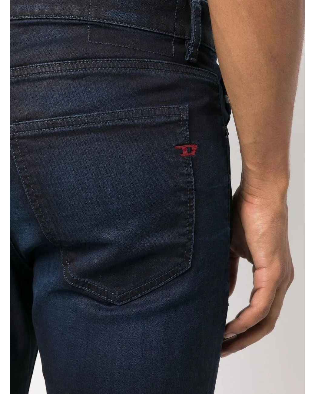 DIESEL Blue Slim-Cut D-Strukt Jeans for men