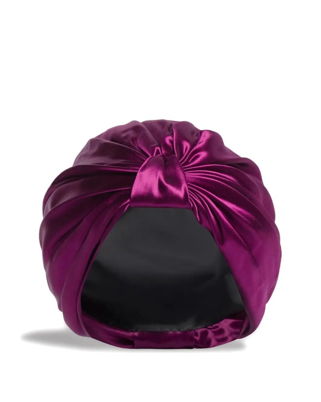 Alberta Ferretti Purple Knotted Logo Hat