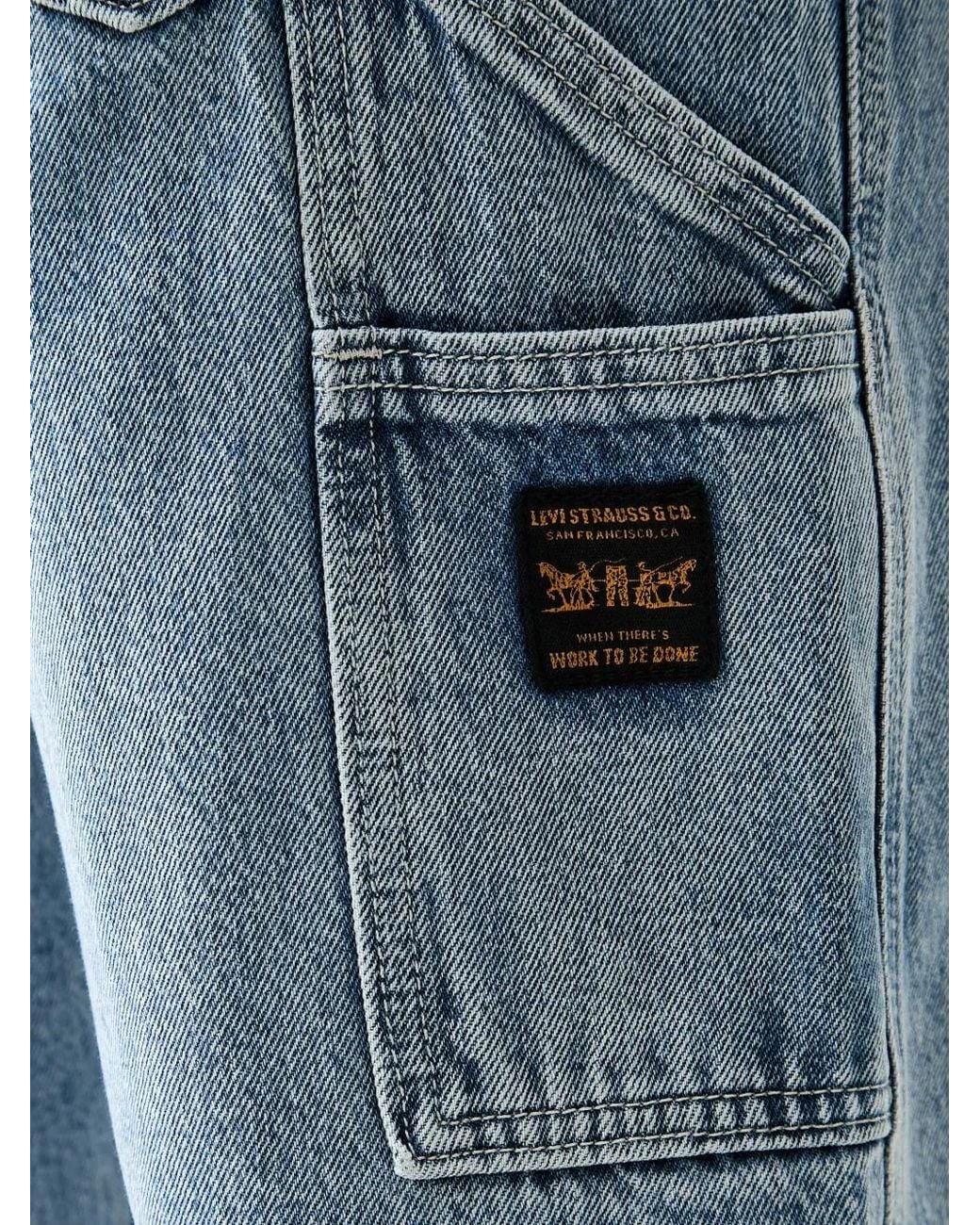 Levi's Blue 568 Carpenter Jeans for men
