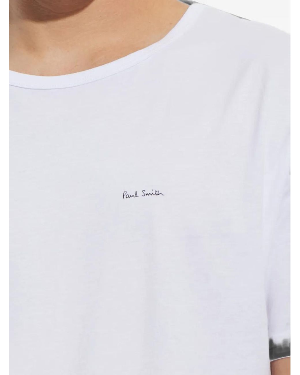 Paul Smith Blue Organic Cotton Lounge T-Shirts Pack Of Five for men