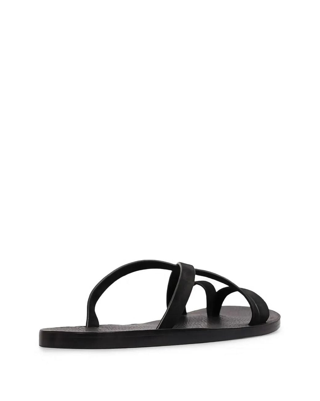 Tom Ford Black Criss-Cross Sandals for men