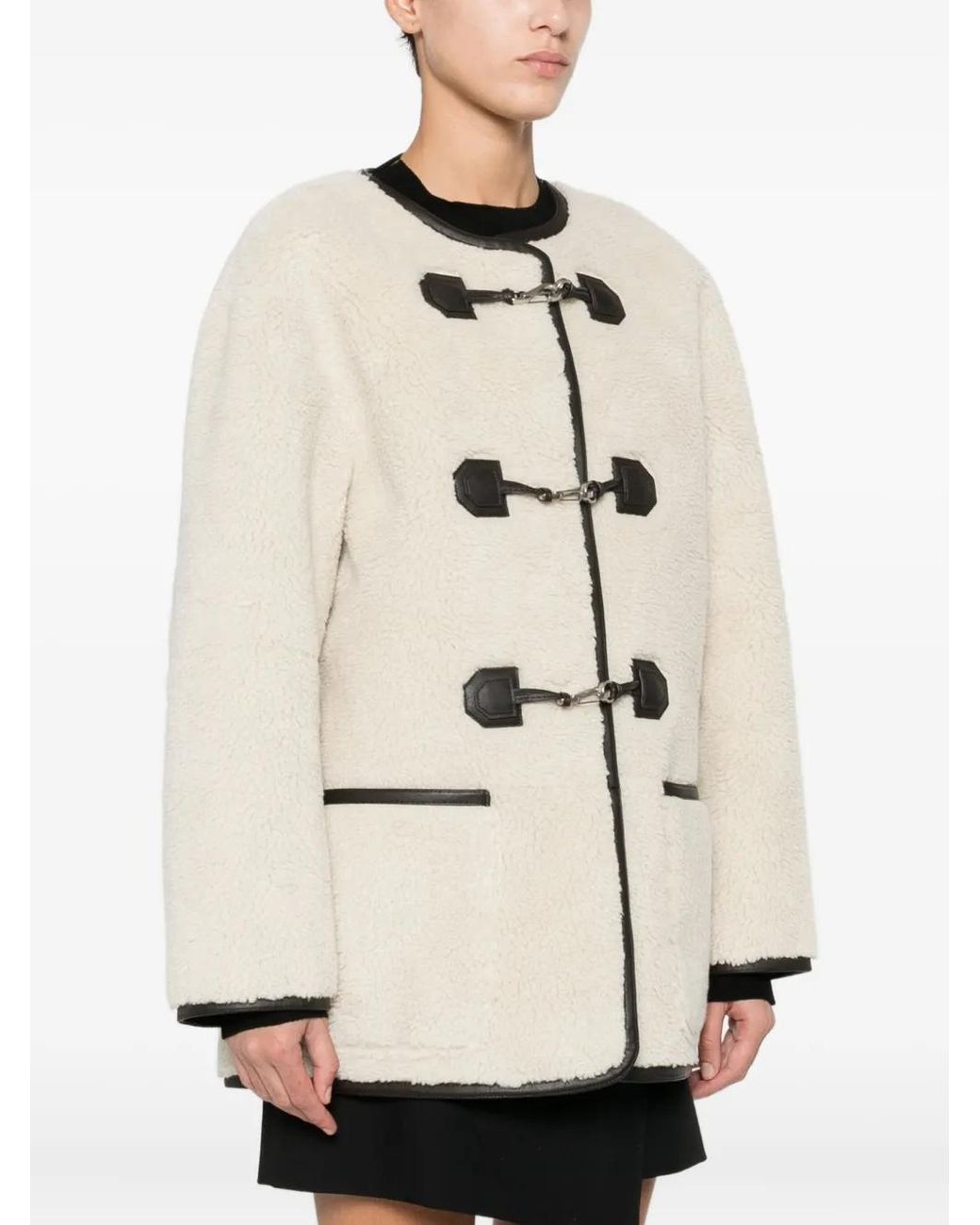DUNST Natural Toggle-Fastening Fleece Jacket