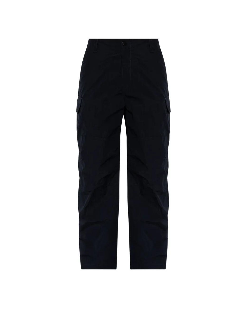 Burberry Black Equestrian Knight Design Cargo Pants for men