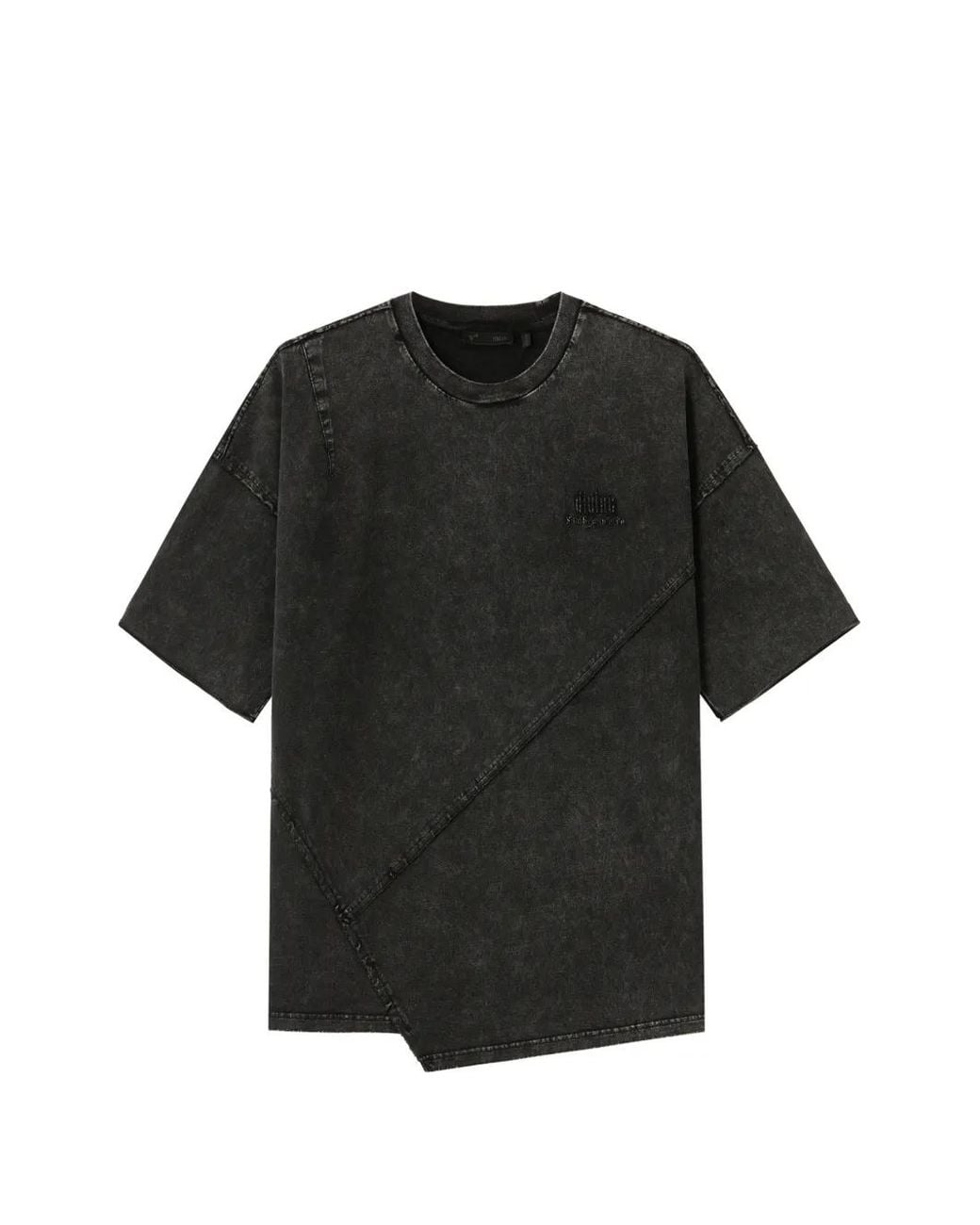 FIVE CM Black T-Shirt À Logo Brodé for men
