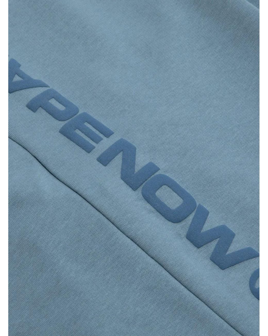 Aape By A Bathing Ape Blue Logo Shorts for men