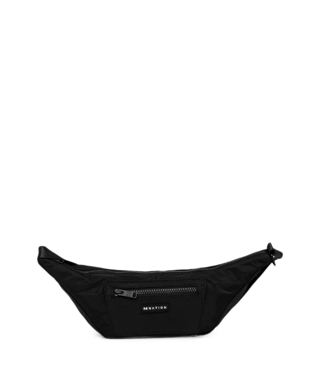 P.E Nation Black Zip Belt Bag
