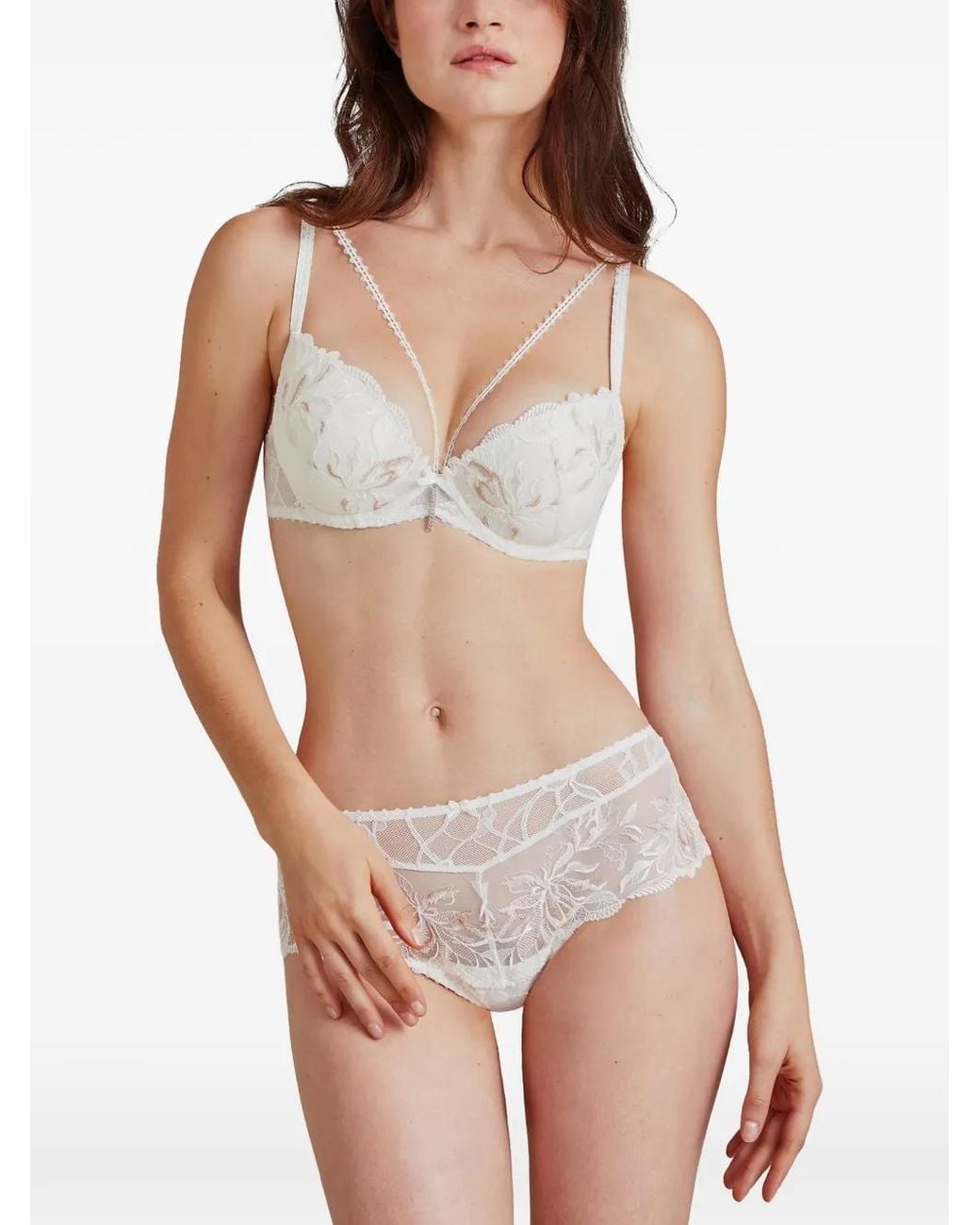 Aubade White Encre De Chine Push-Up Bra