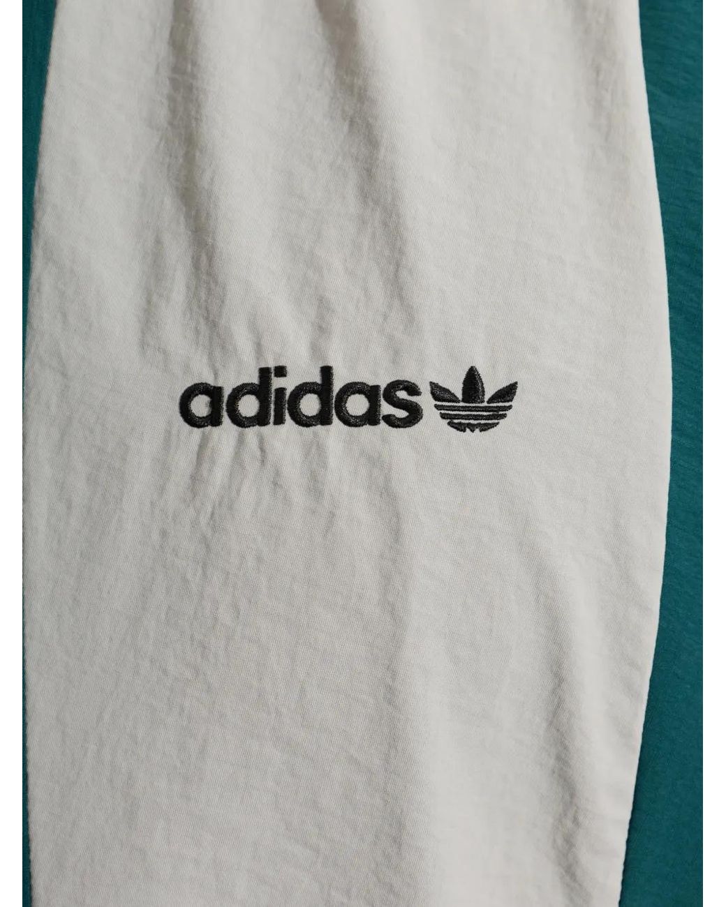 Adidas Green Veste À Logo Imprimé for men