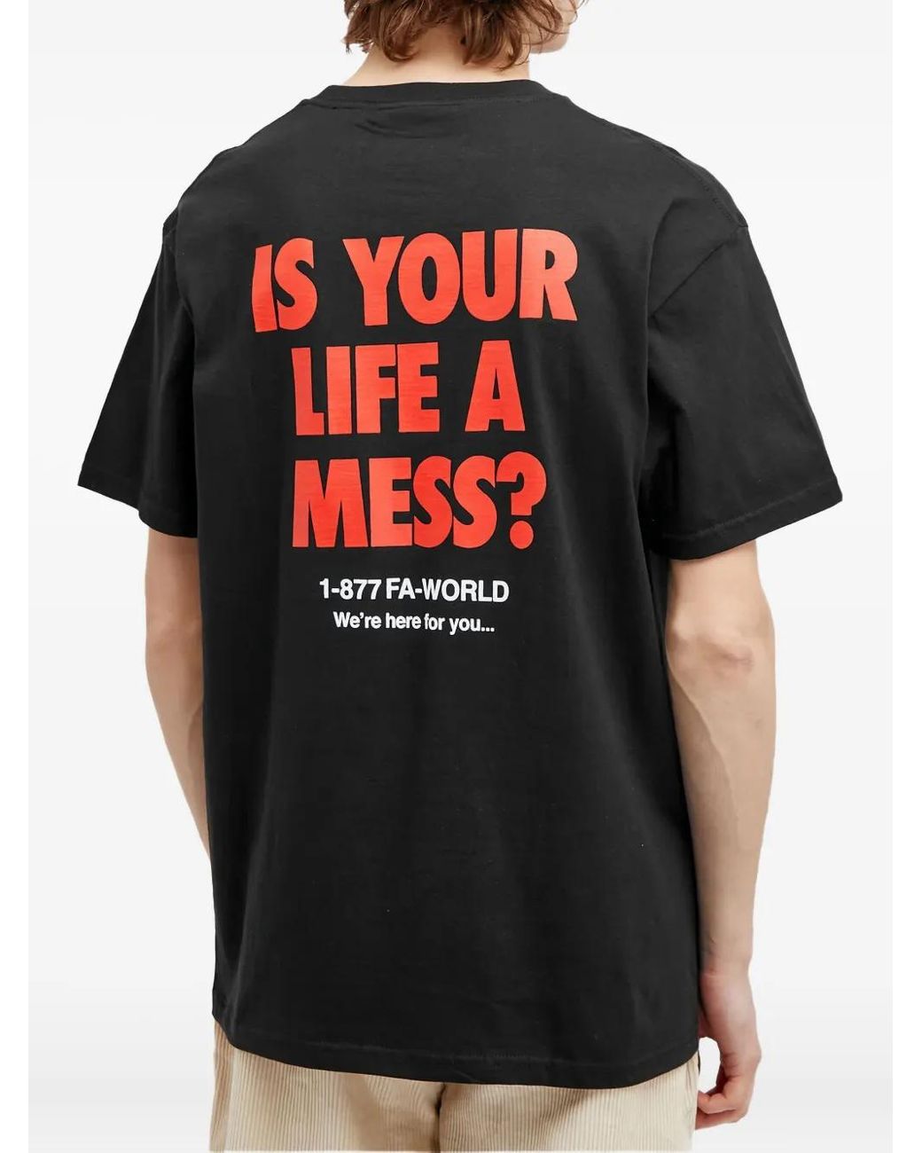【FUCKING AWESOME】Fucking Awesome Is Your Life A Mess ? Tee Fucking Awesome Is Your Life A Mess Short Sleeve T-Shirt