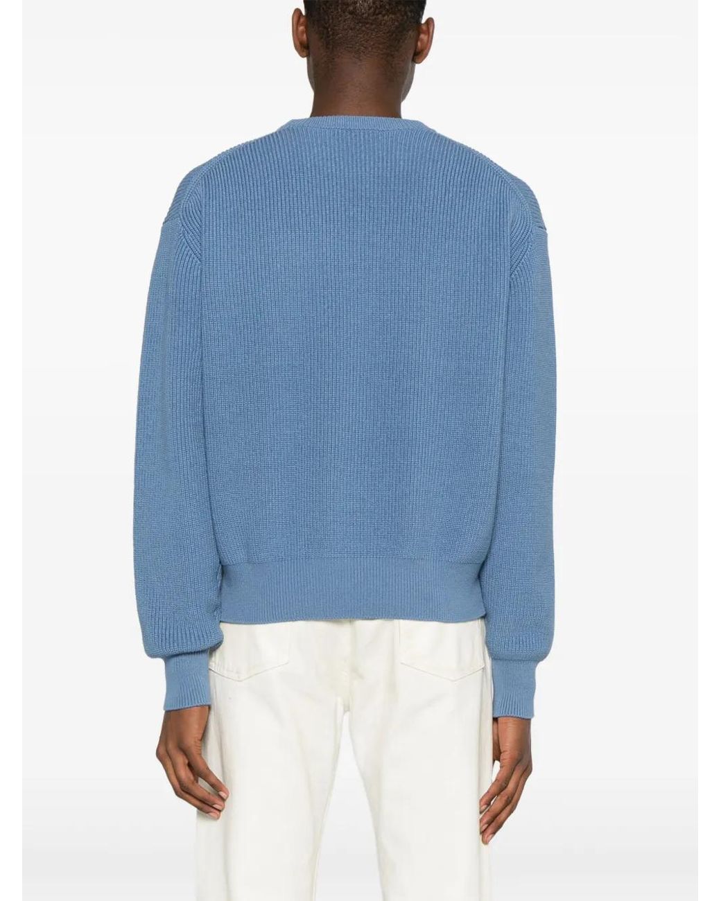 Maison Kitsuné Blue Bold Fox Head Jumper for men