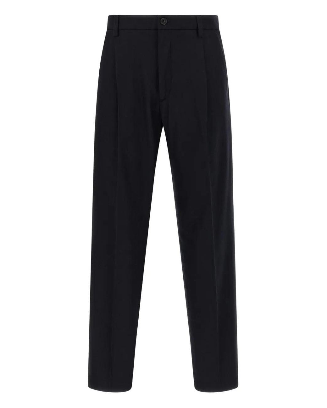 Department 5 Blue Gin Pintucks Trousers for men