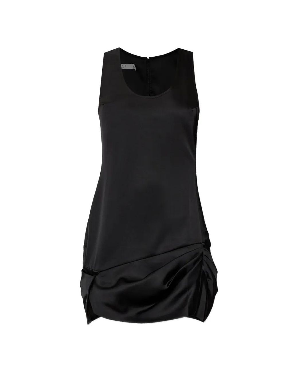 IRO Black Tyliana Gathered Mini Dress