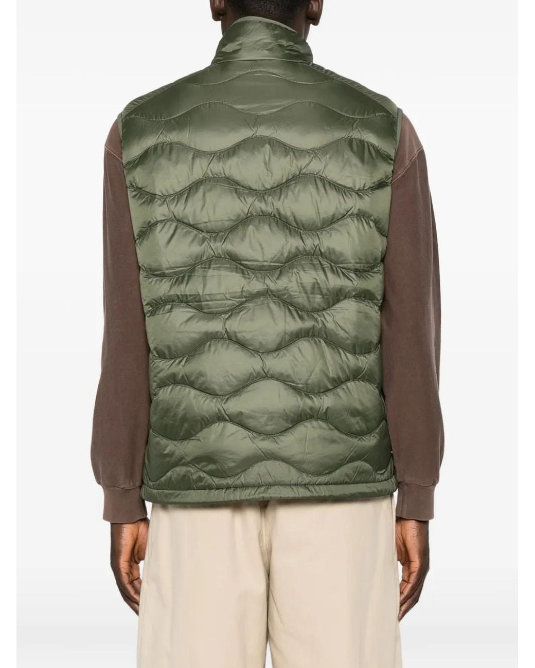 Peak Performance Green Quilted Gilet for men