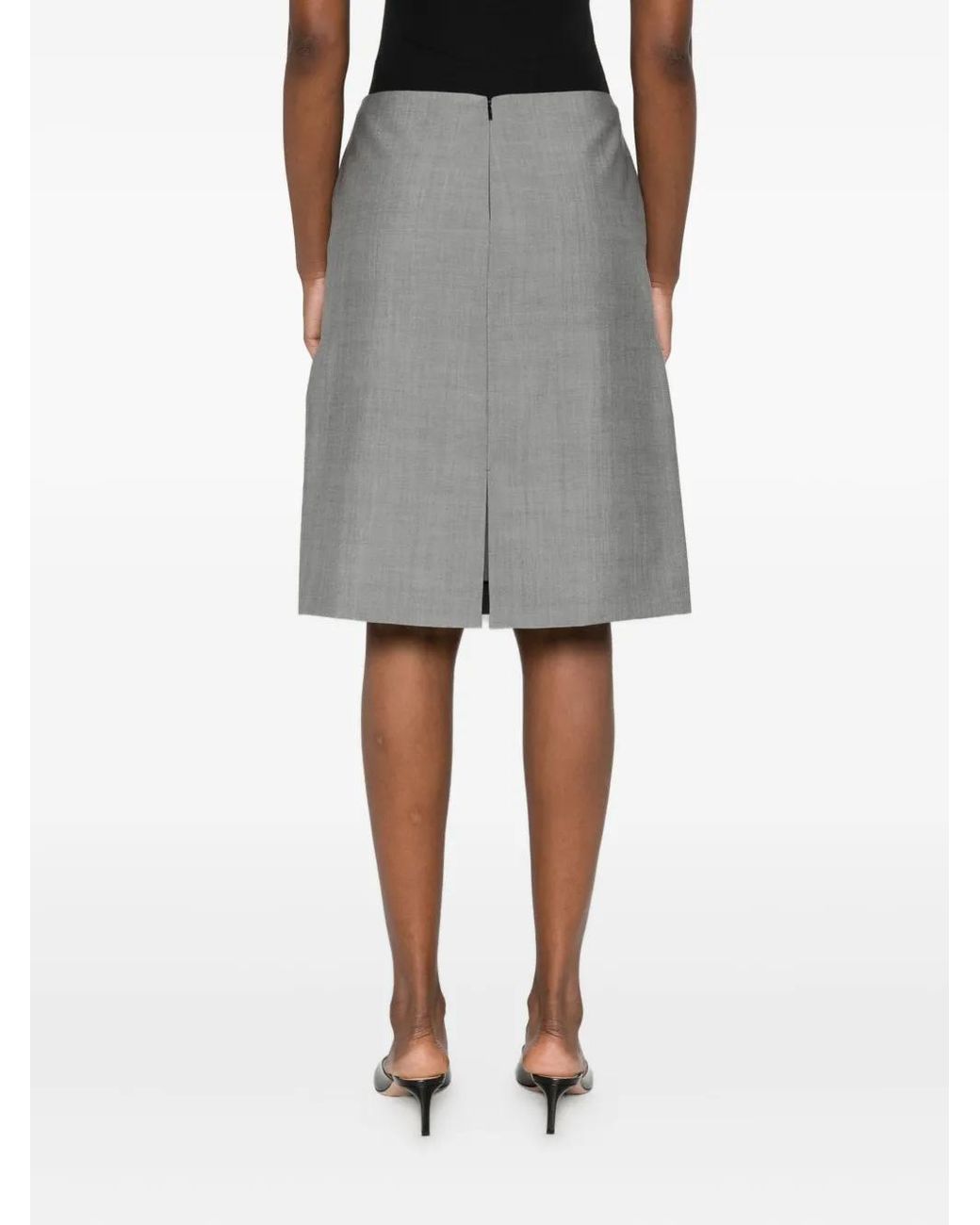 Calvin Klein Luna Kokerrok in het Gray