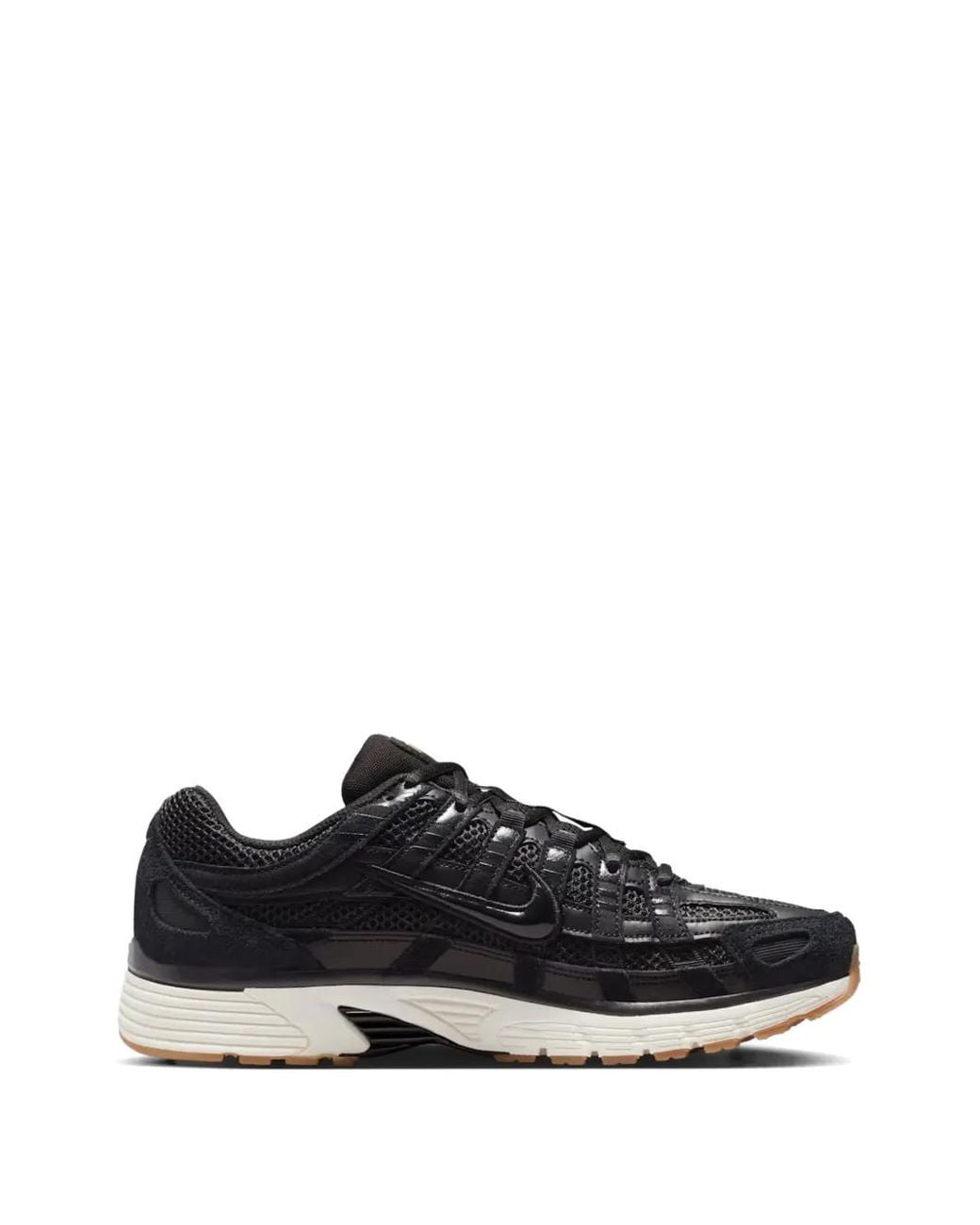 Nike Black P-6000 Metallic Grain Sail" Sneakers for men