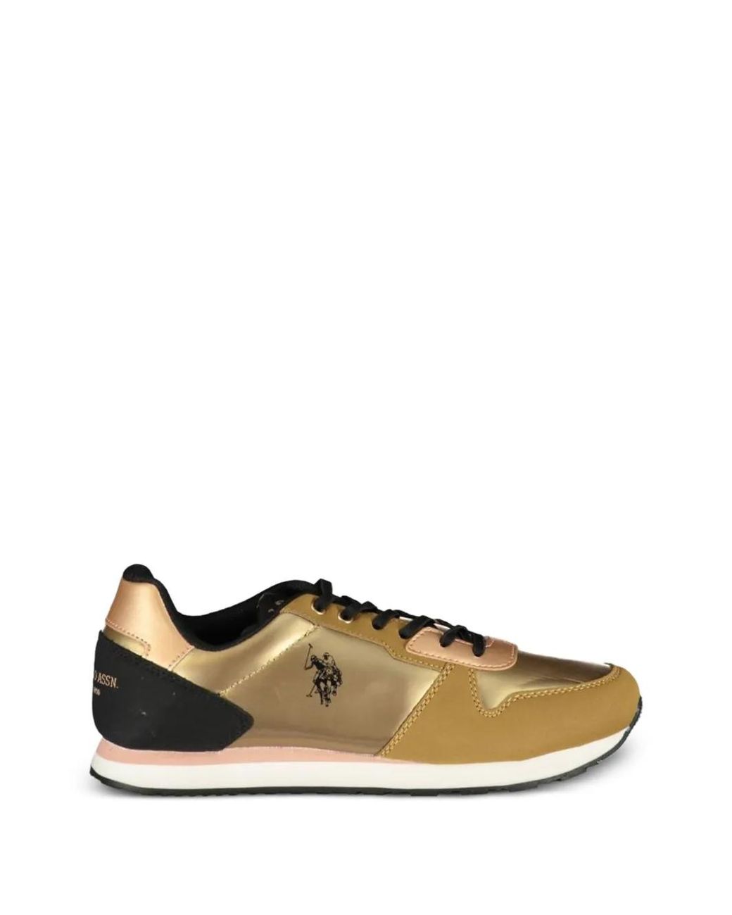 U.S. POLO ASSN. Metallic-Finish Logo-Detail Sneakers