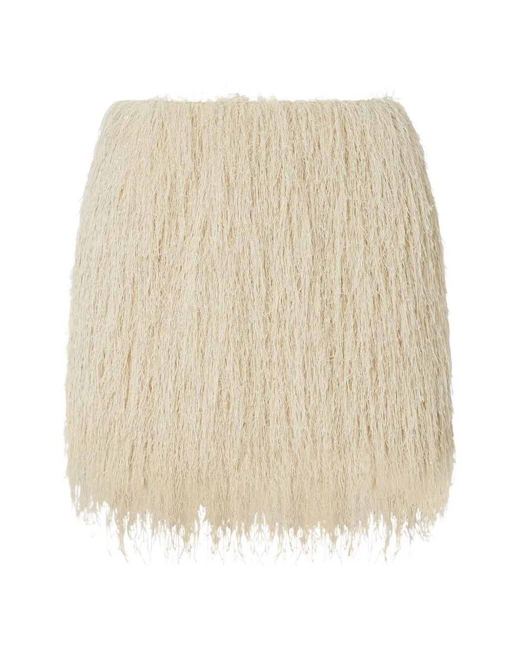 Liu Jo Natural Polyester Elastane Skirt