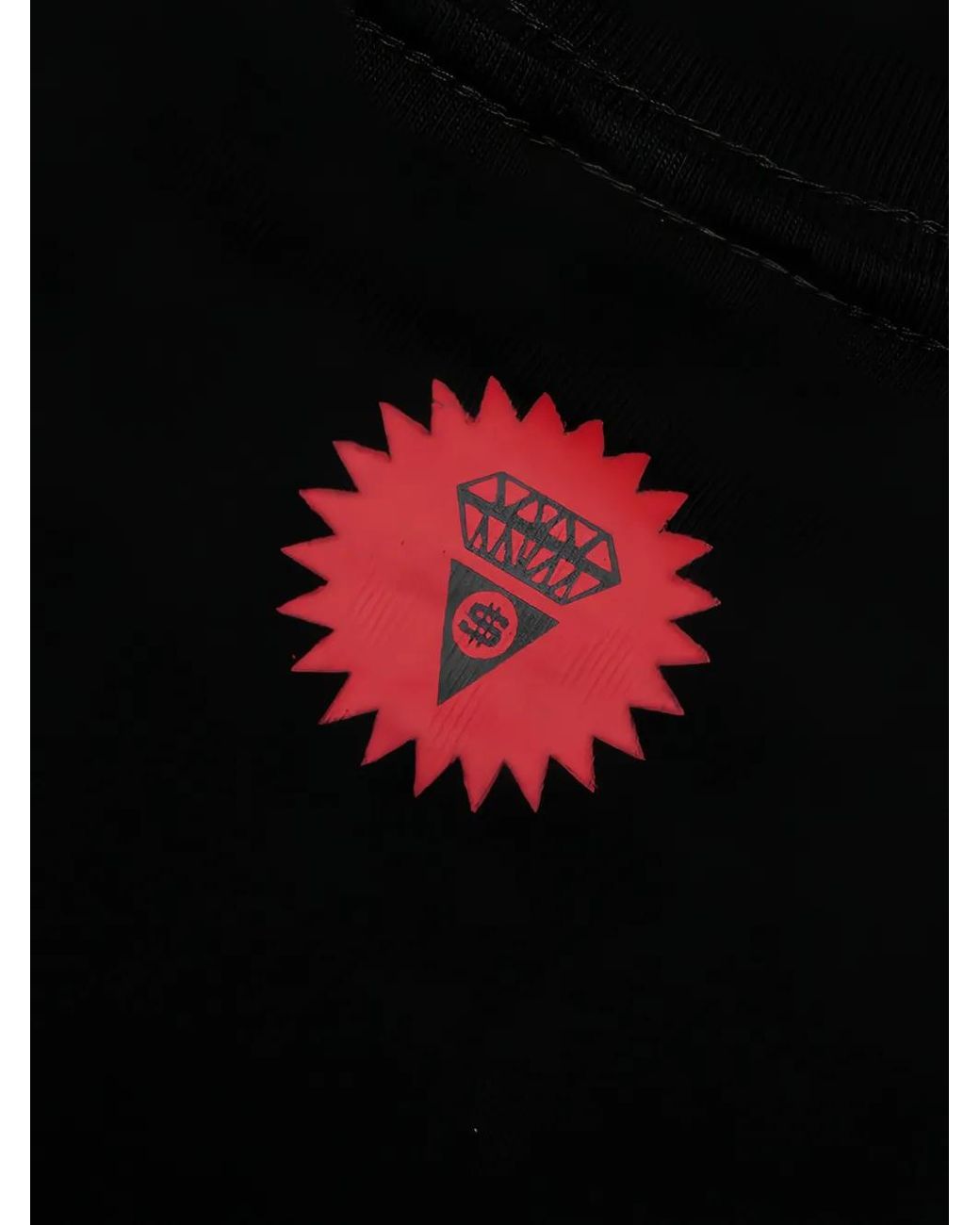 ICECREAM Black Pasta Graphic-Print T-Shirt for men