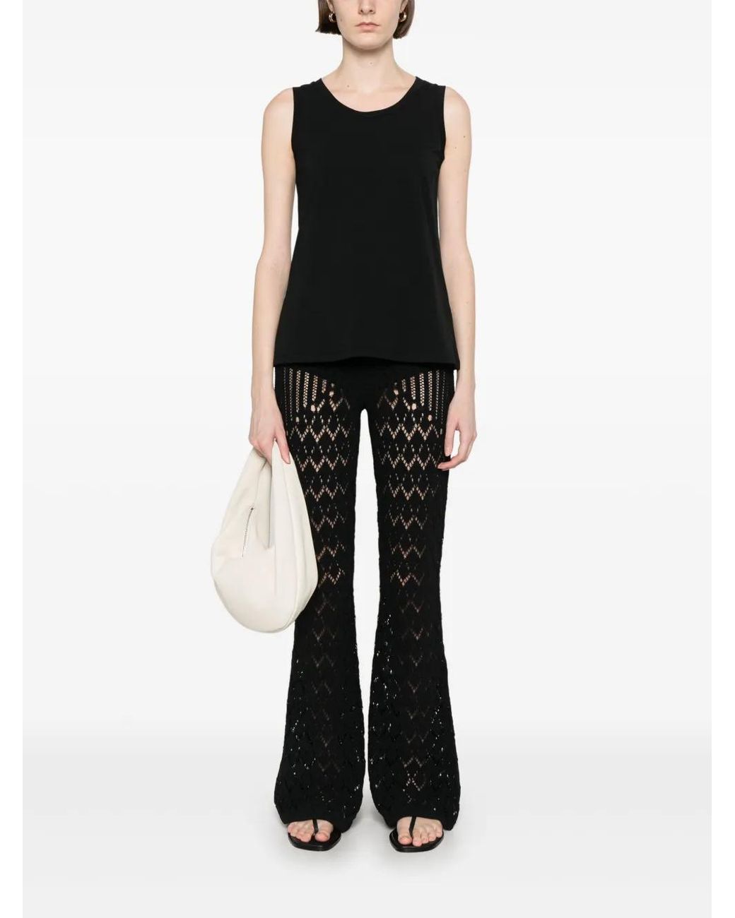 Max Mara Black Erbert Tank Top