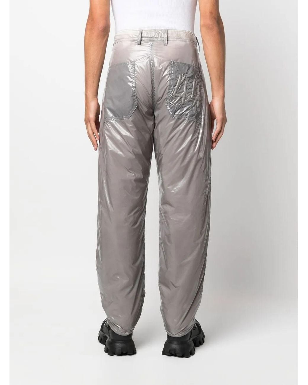 44 Label Group Gray Group Blow Out Straight-Leg Trousers