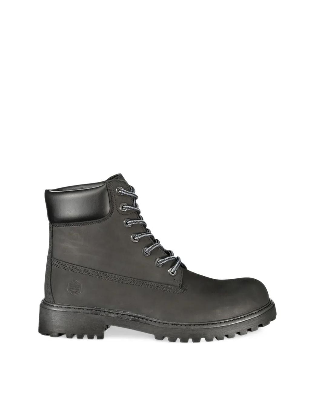 Lumberjack Black Lace-Up Leather Boots for men