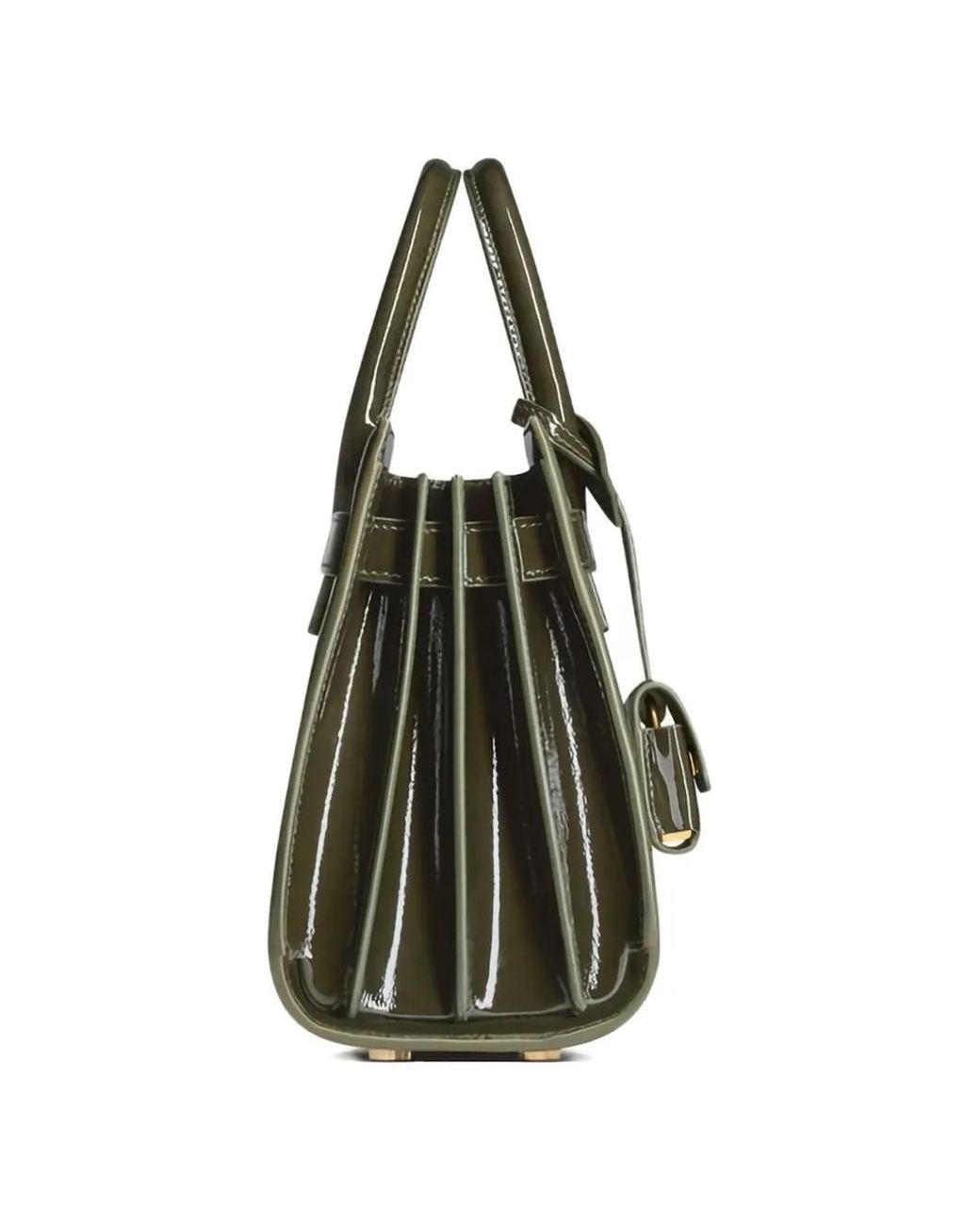 Bolso shopper Sac De Jour mini Saint Laurent de color Green