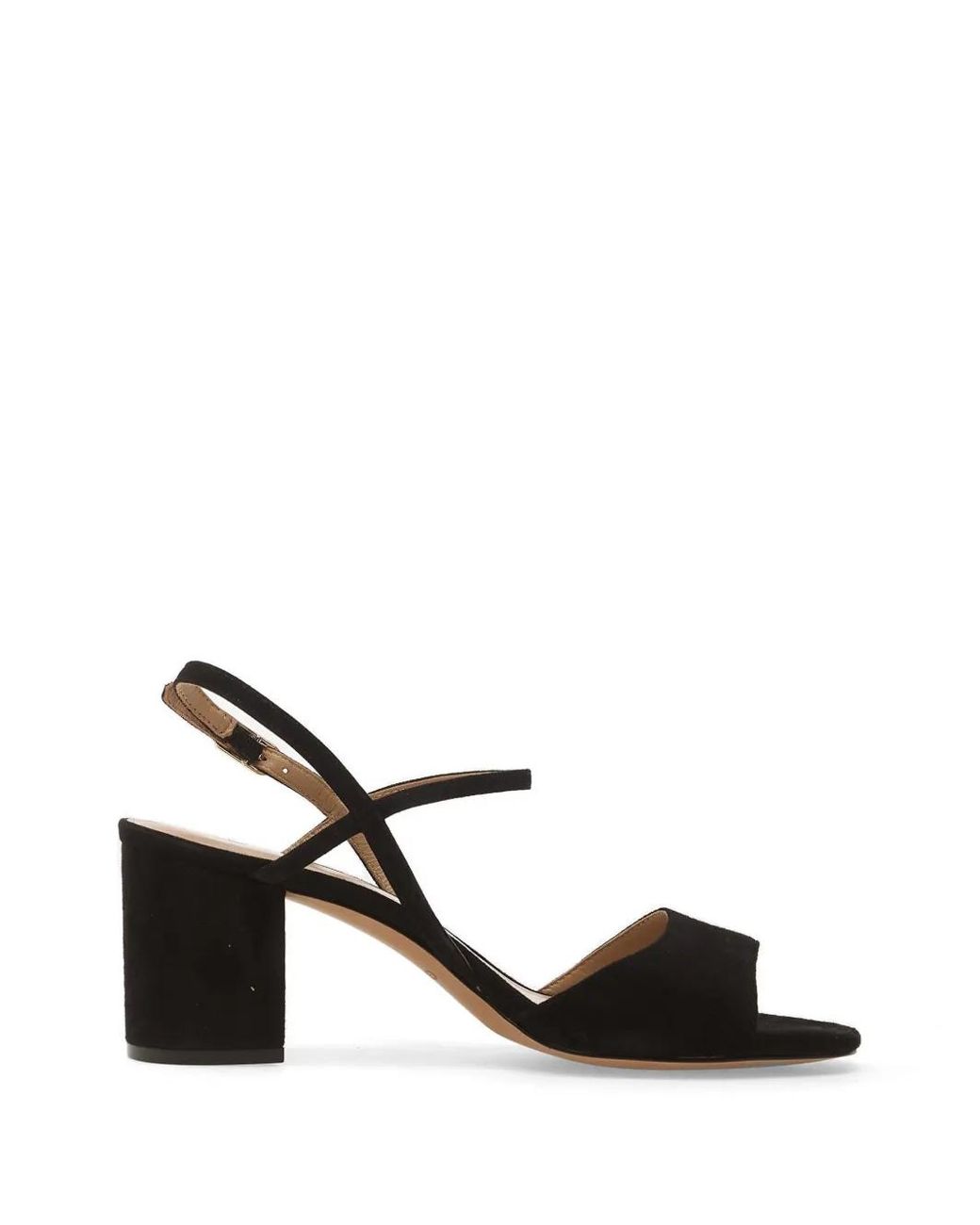 Geox Black Virnilisa Block-Heel Suede Sandals