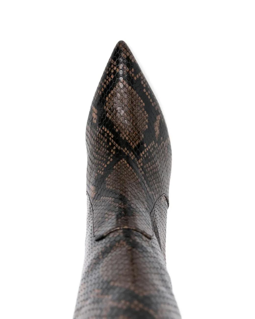 Stuart Weitzman Brown 80Mm Calf-Leather Stiletto Boots