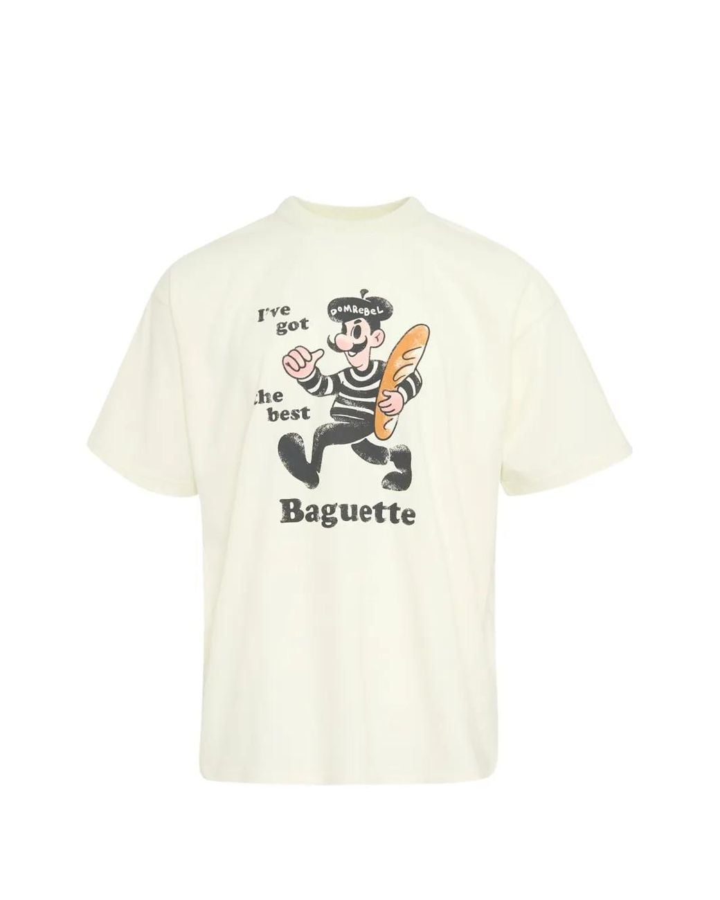 DOMREBEL White Graphic-Print T-Shirt for men