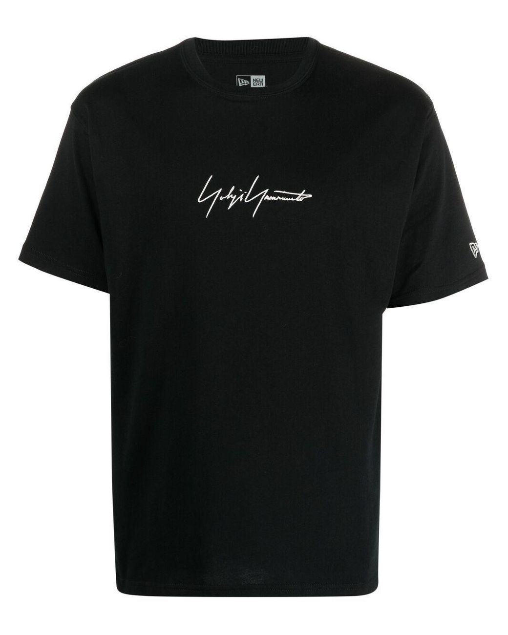 Yohji Yamamoto Logo-print Signature T-shirt in Black for Men - Lyst