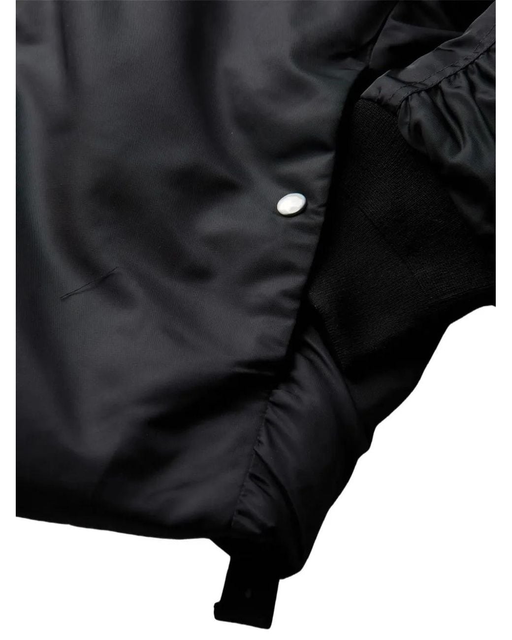 Peacemaker Oamc Black Embroidered Bomber Jacket for men