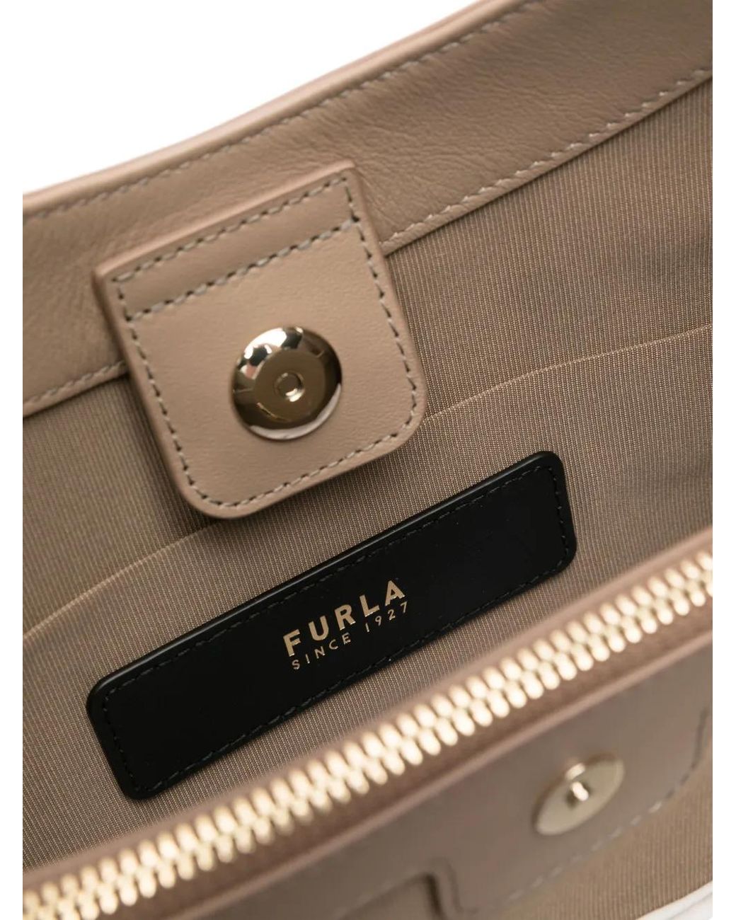 Furla Brown Nuvola Shoulder Bag